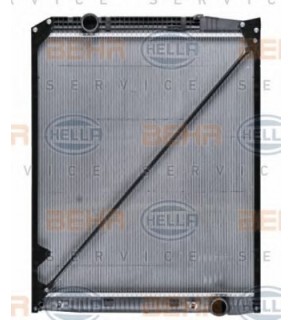 Radiator, engine cooling MS ACTROS