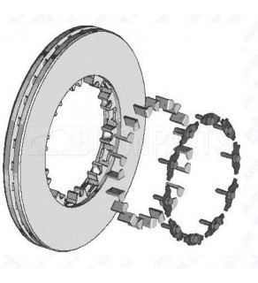 Brake Disc DAF 85 CF (02/98-12/00), 95 XF KNORR