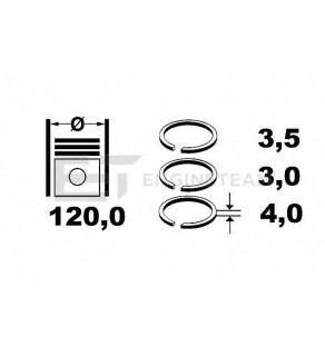 PISTON RING SET