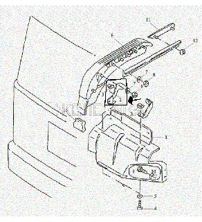 RIGHT WING BASE 422-463