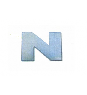 SILVER LETTER N 463-464