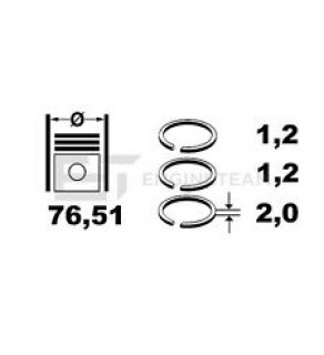 PISTON RING SET