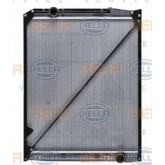 Radiator, engine cooling MS ACTROS