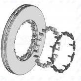 Brake Disc DAF 85 CF (02/98-12/00), 95 XF KNORR