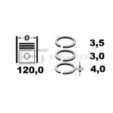 PISTON RING SET