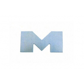SILVER LETTER M 463-464