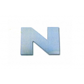 SILVER LETTER N 463-464