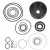 Gasket Set, steering gear FEBI