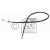 Cable, parking brake M-S FEBI. 